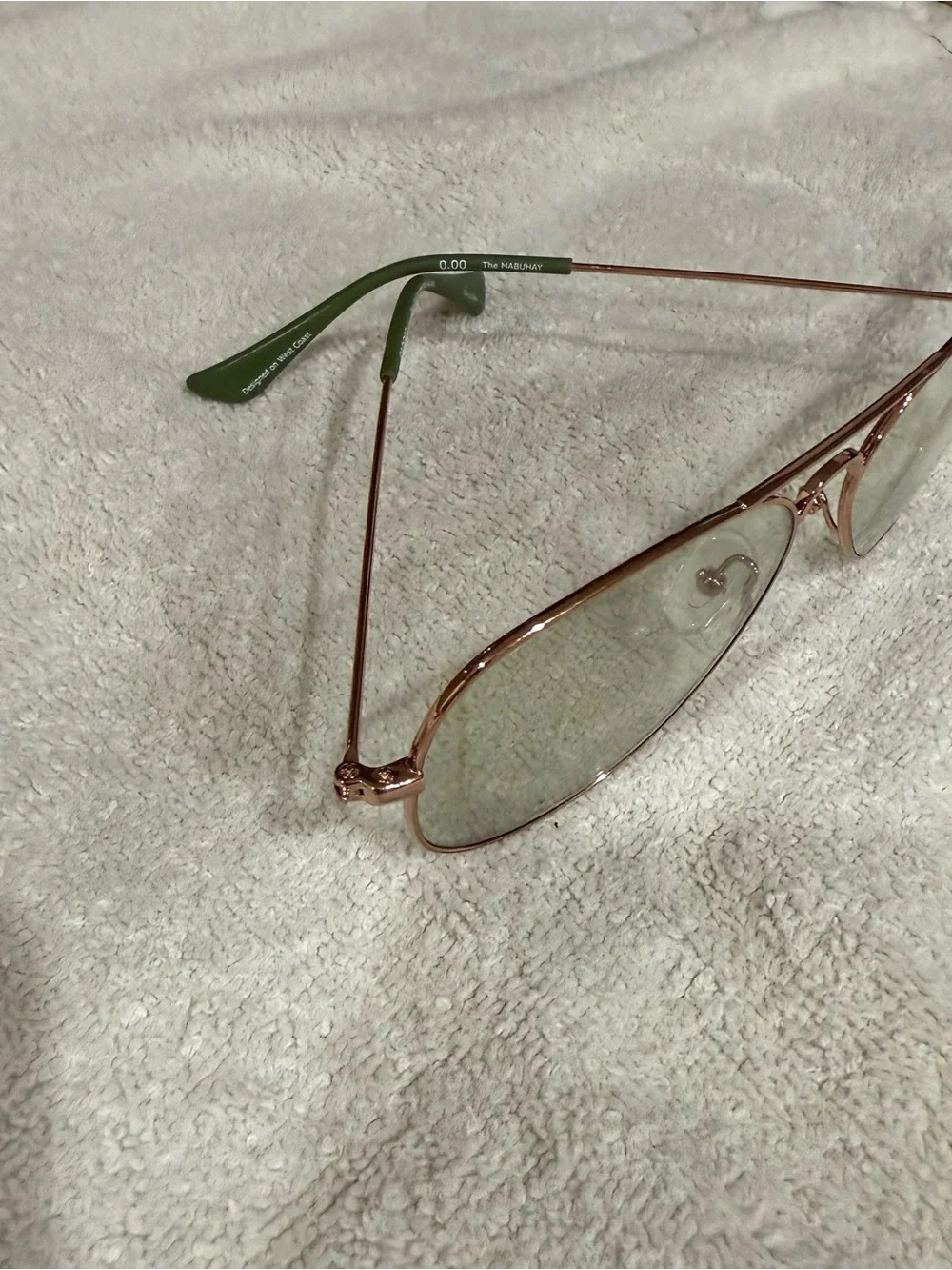 CADDIS EYE 🤓 GLASSES 0.0 rose gold progressive Aviator Mabuhay